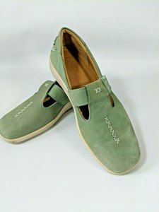 Hotter Comfort Concept Women's Leather  Shoes Style Sunset Sz. 5 Teal  Green 💚
